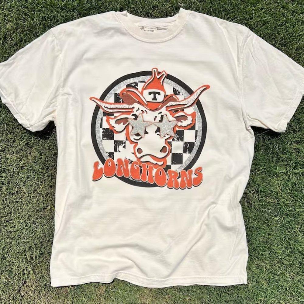 Texas Longhorns Preppy College Mascot Fan Unisex T-Shirt